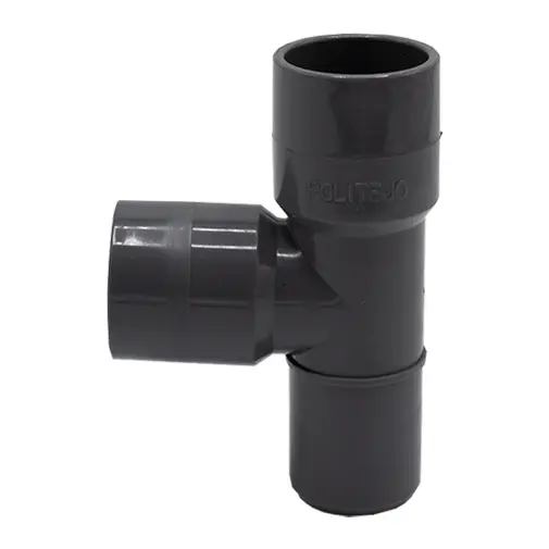 Tê simples 87º PVC Politejo 32 mm para colar