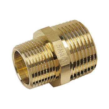 Casquilho duplo redução bronze Sanha 3245 3/4" M x 1/2" M para roscar