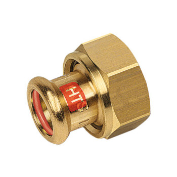 Casquilho press solar Sanha 13359G 22 mm x 3/4" F com porca