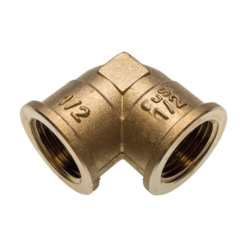 Joelho 90º bronze Sanha 3090 1" FF para roscar Joelho 90º bronze Sanha 3090 1" FF para roscar