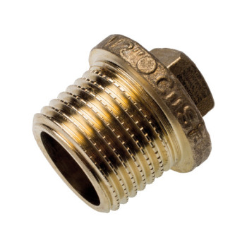 Tampão bronze Sanha 3290 1" M para roscar