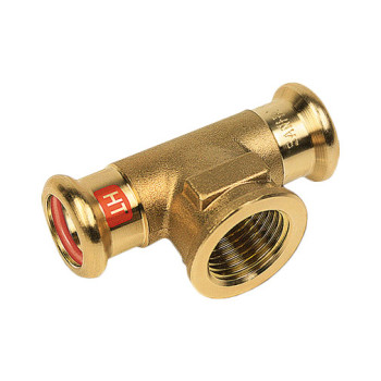 Tê press solar Sanha 13130G 18 mm x 1/2" F x 18 mm