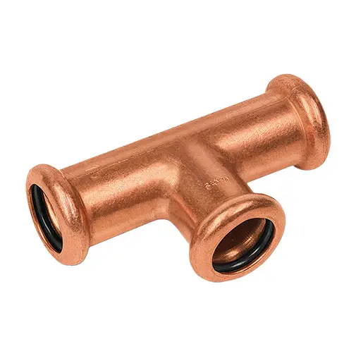 Tê redução press Sanha 6130 18 x 15 x 15 mm Tê redução press Sanha 6130 18 x 15 x 15 mm