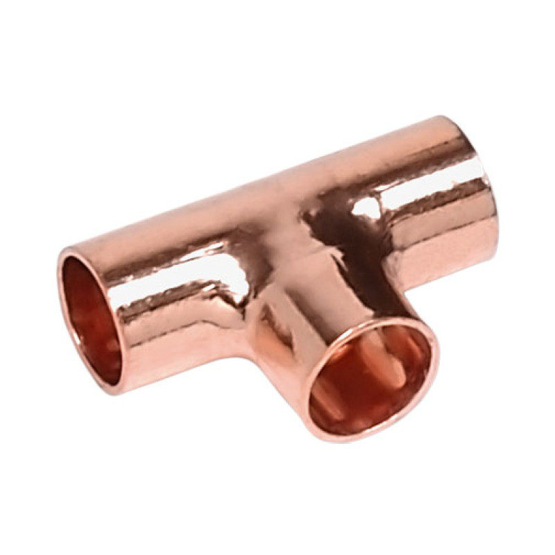 Tê simples 90º cobre Sanha 5130 14 mm para soldar Tê simples 90º cobre Sanha 5130 14 mm para soldar