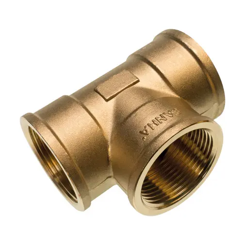 Tê simples bronze Sanha 3130 3/4" F para roscar