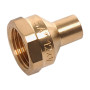 União transição bronze Sanha 4270G 18 mm x 1/2" F para soldar