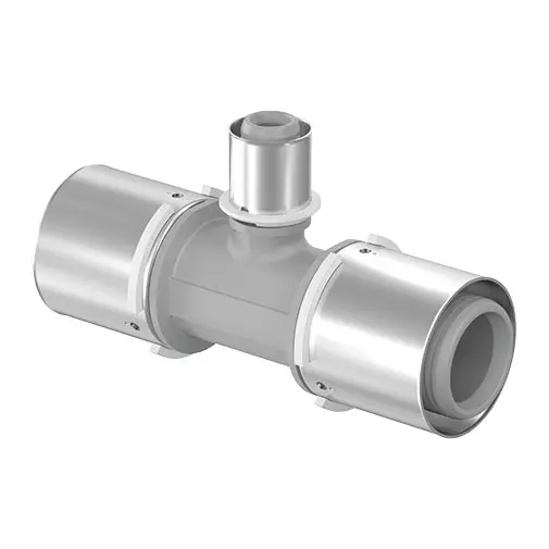 Tê redução press Uponor 50 x 32 x 50 mm Tê redução press Uponor 50 x 32 x 50 mm