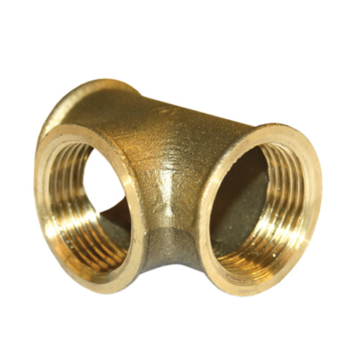 Tê simples latão 3/4" F Tê simples latão 3/4" F