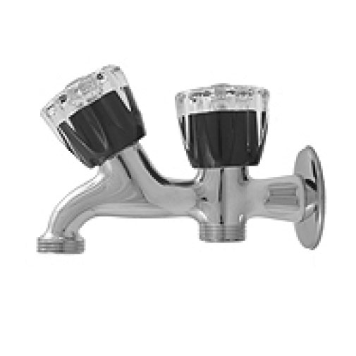 Torneira dupla JGS para máquina lavar Torneira dupla JGS para máquina lavar
