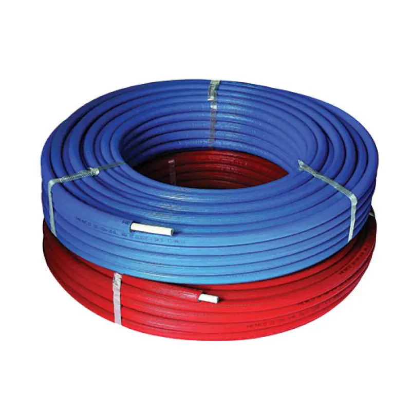Tubo multicamada Henco RIXc 16 x 2,0/0,20 mm isolado 6 mm vermelho rolo 100 m Tubo multicamada Henco RIXc 16 x 2,0/0,20 mm isolado 6 mm vermelho rolo 100 m