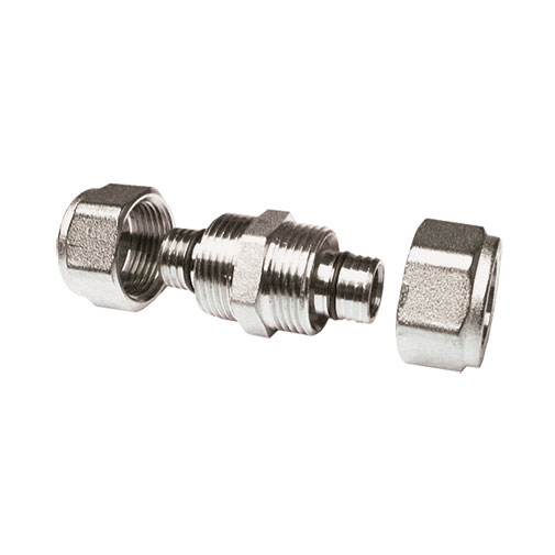 União simples bicone metálico Henco 16 x 16 mm União simples bicone metálico Henco 16 x 16 mm
