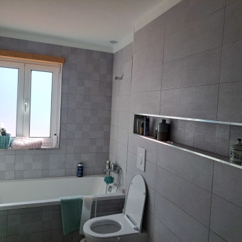 Montagem de WC após novas canalizações