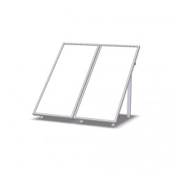 Estrutura alumínio 1 painel solar térmico Topson F3-1Q horizontal para cobertura inclinada