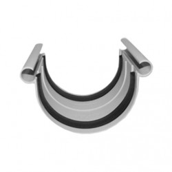 União caleira PVC cinza 101-C 125 mm