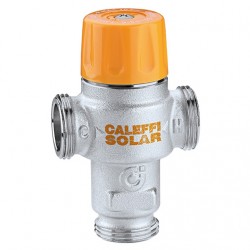 Válvula misturadora termostática Caleffi 3/4" M antiqueimadura para instalçaões solares