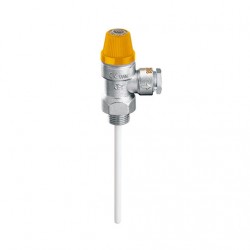 Válvula segurança térmica Caleffi 1/2" M x 15 mm 6 bar