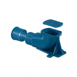 Caixa plástica Uponor Smart Aqua Q&E 20-25 mm para embutir